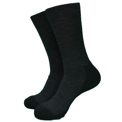 Chaussettes noires en laine pour hommes, 1 paire, épaisses et chaudes, allemagne, grande taille ► Photo 1/4