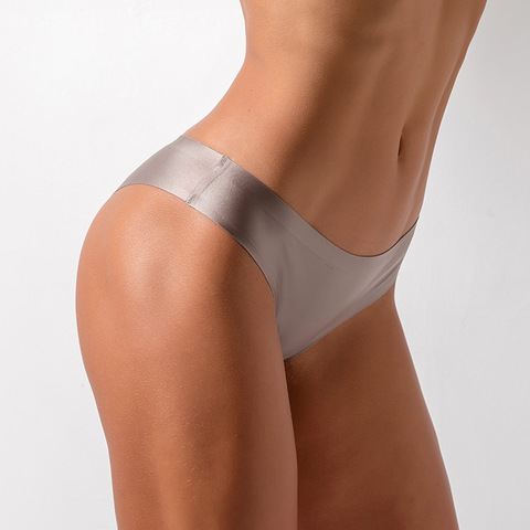 Sous-vêtements invisibles sans couture pour femmes, culotte t-string Sexy, Lingerie intime ultra-mince pour dames, 1 pièce/lot, AFQ1502 ► Photo 1/6