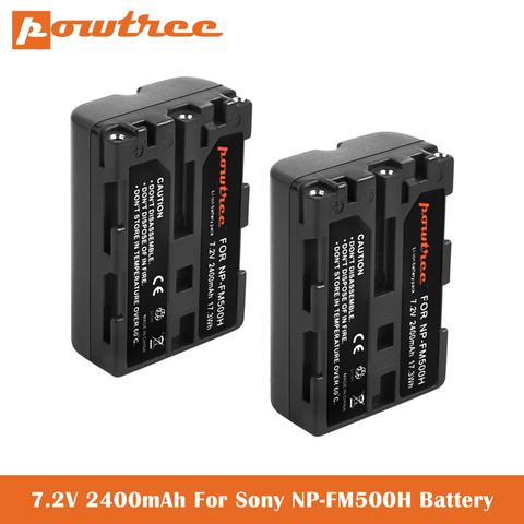 Batterie 2400mAh NP-FM500H pour appareil photo numérique Sony Alpha A900 A57 SLT-A57 A58 SLT-A58 A65 SLT-A65 A68 SLT-A68 ILA77 SLT-A77 II ► Photo 1/6