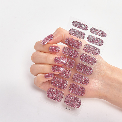 Autocollants à paillettes pour ongles, poudre à paillettes, complète beauté, décalcomanies, pour femme, Salon de coiffure ► Photo 1/6