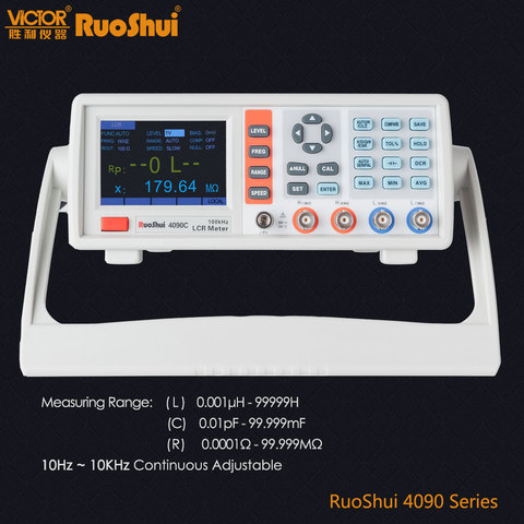 RuoShui – mesureur d'inductance de résistance de pont numérique série VC4090, testeur de composants électriques et électroniques ► Photo 1/6