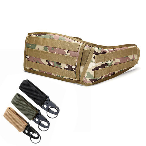 Ceinture tactique Molle militaire de combat, large, polyvalente, équipement de Camouflage pour la chasse en plein air ► Photo 1/6