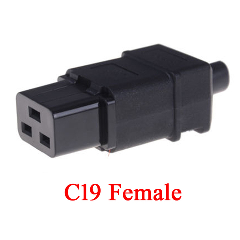 Universel 250V 16A Standard IEC320 C19 AC câble d'alimentation électrique cordon connecteur PDU prise amovible ► Photo 1/6