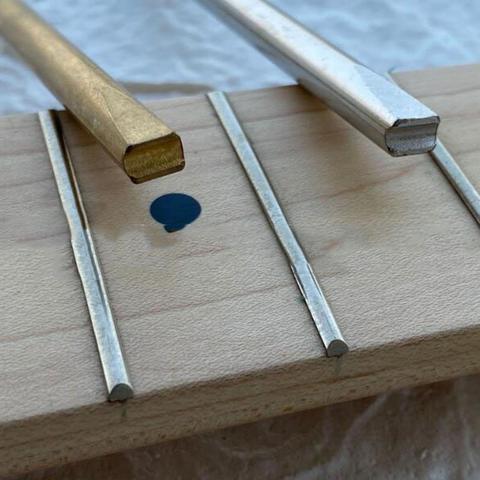 Outil de réglage de fil de Fret de guitare poinçon Luthier fichier outil de réglage de Fret en métal pour guitare basse électrique acoustique ► Photo 1/6