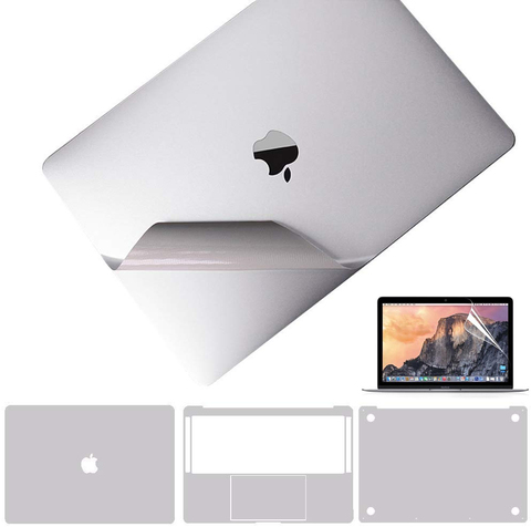 Housse de décalcomanie protectrice en vinyle 5 en 1 pour Apple Macbook Air Pro, 12 