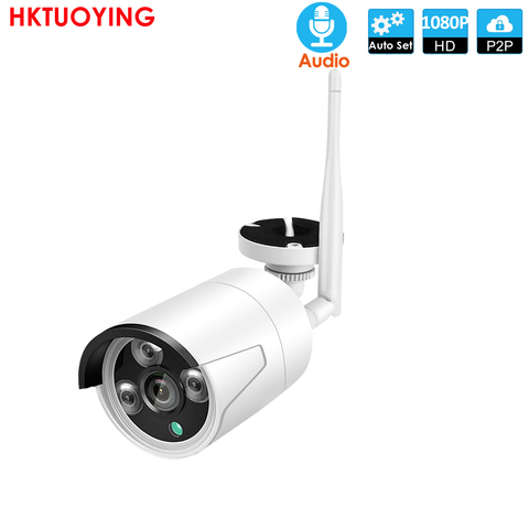 Caméra de surveillance IP WiFi sans fil 3.6 p, 1080 mp, étanche, avec lentille mm et application IPPro ► Photo 1/6