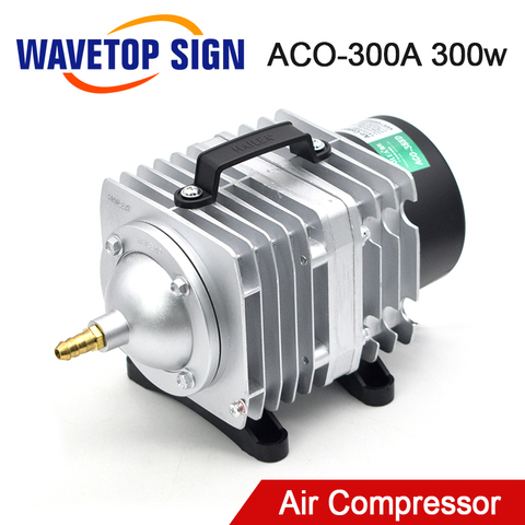 Compresseur d'air électrique magnétique 300W ACO-300A, pompe à Air pour Machine de découpe et gravure au Laser CO2 ► Photo 1/5