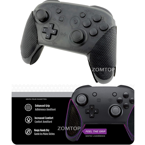 ZOMTOP poignée anti-dérapant housse coque peau Performance poignées pour R Nintendo Switch Pro contrôleur Joystick accessoires ► Photo 1/1