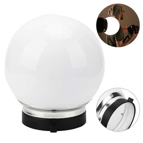 Boule de diffuseur de lumière douce 15cm, abat-jour Flash général pour Bowens Mount, accessoires de Studio photographique ► Photo 1/6