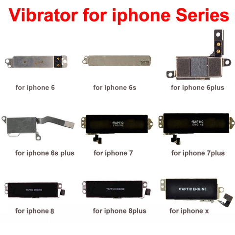 Aokin Vibrateur pour iPhone 5 5S 5C 6 6S 7 8 Plus X Pièces de Réparation De Moteur de Moteur de Vibration pour iphone 7 plus ► Photo 1/1