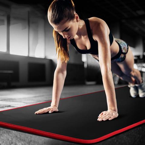 Tapis anti-dérapant épais pour exercices de Fitness, Pilates, Yoga, tapis de coussin ► Photo 1/6