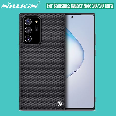 Pour Samsung Galaxy Note 20 Ultra 5G étui NILLKIN texturé Nylon fibre étui antidérapant couverture arrière pour Samsung Note 20 Note20 Plus ► Photo 1/6