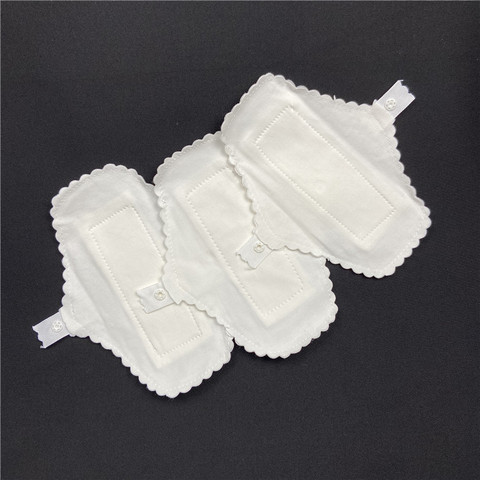 Tampons de coton fins réutilisables, serviettes hygiéniques en tissu menstruel doux, serviettes lavables imperméables, doublures de culottes hygiéniques féminines, 5 pièces ► Photo 1/6