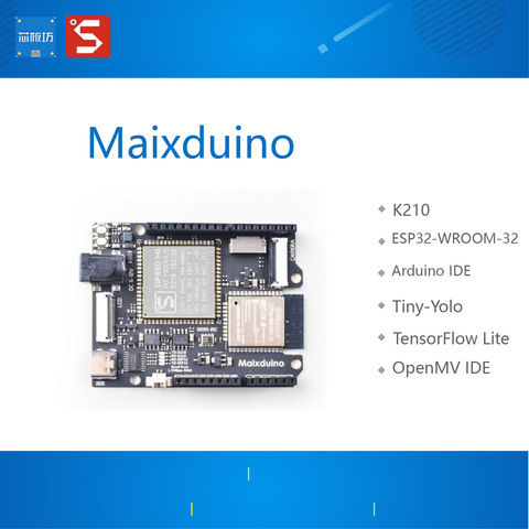 Sipeed-Kit Maixduino, pour RISC-V AI + IoT K210 Dev. Carte RV64, pour calcul Edge, carte d'ia 1ère carte RV64 ► Photo 1/4