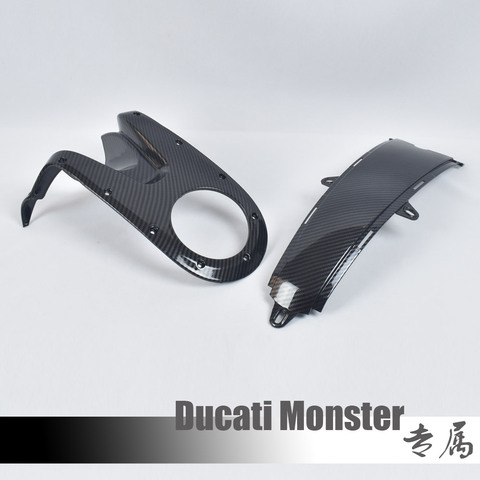 Carénage de réservoir de carburant, adapté aux panneaux supérieurs et inférieurs pour réservoir de carburant, adapté aux Ducati Monster 696, 795, 796, 1100 et ► Photo 1/6