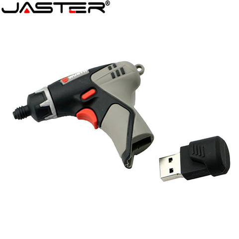JASTER – clé USB 2.0, support à mémoire de 4GB 8GB 16GB 32GB 64GB, lecteur Flash, perceuse électrique, outil, dessin animé ► Photo 1/6