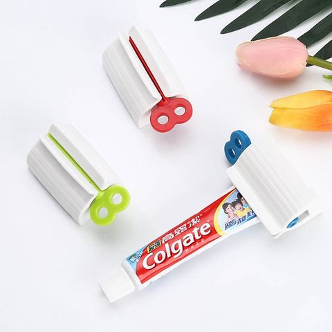 Multifonctionnel dentifrice Tube presse-fruits manuel pressé dentifrice clipsable nettoyant pour le visage presse-agrumes fournitures de salle de bain ► Photo 1/6