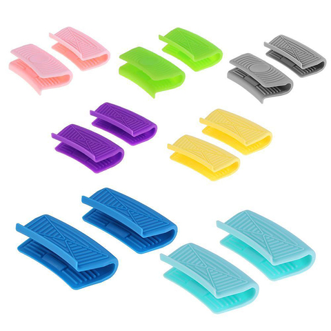 Silicone isolation thermique four mitaine gant Casserole oreille Casserole porte-Pot four poignée Anti-marmite pince accessoires de cuisine 2022 ► Photo 1/5