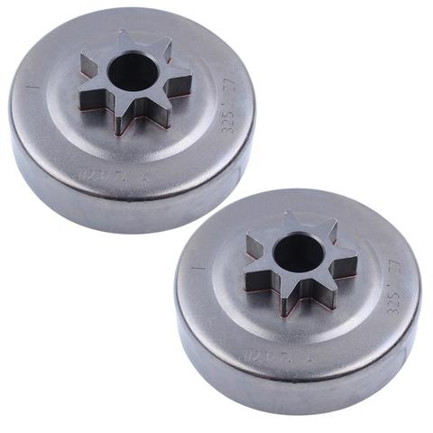 2 Pcs/lot. 325 7 T Tambour D'embrayage Pignon Kit Pour STIHL MS170 MS180 MS210 MS230 MS250 017 018 021 023 025 Tronçonneuse ► Photo 1/6