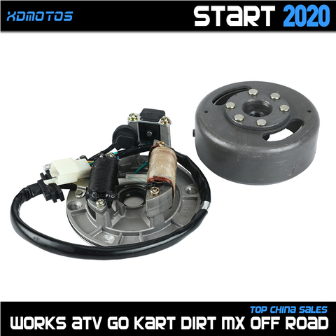 Kit de volant d'inertie pour Lifan LF 50cc 110cc 125cc, Stator de magnéto d'allumage ca de moto, pour vélos hors route ► Photo 1/6