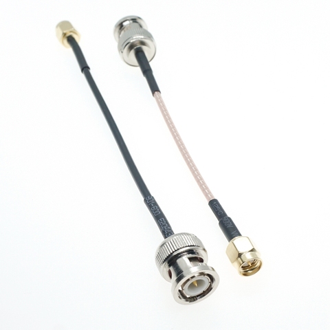 Connecteur SMA mâle vers BNC mâle RG316/RG174, câble coaxial RF jumper Pigtail de haute qualité ► Photo 1/6