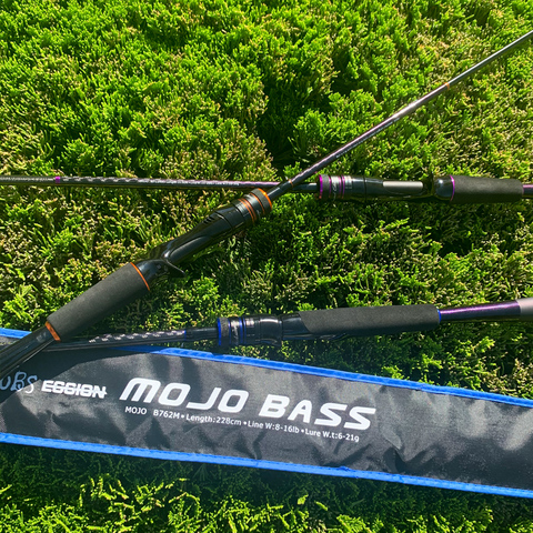 OBSESSION-canne à pêche ultralégère baitcasting, matériel de pêche spinning et casting, en carbone, 7'62, 2.28m 2.13m, ML M MH à 2 sections, 4 à 30g ► Photo 1/6