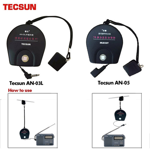 Antenne externe Tecsun AN05/AN03 adaptée à tous les récepteurs Radio TECSUN antenne PL-660 PL-380 PL-310ET PL-330 améliorer la bande SW ► Photo 1/6