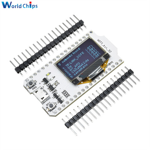 Carte de développement Esp32, écran numérique OLED 0.96 pouces, Module WIFI Bluetooth CP2102, 32 mo de mémoire Flash Internet des objets pour Arduino ► Photo 1/6