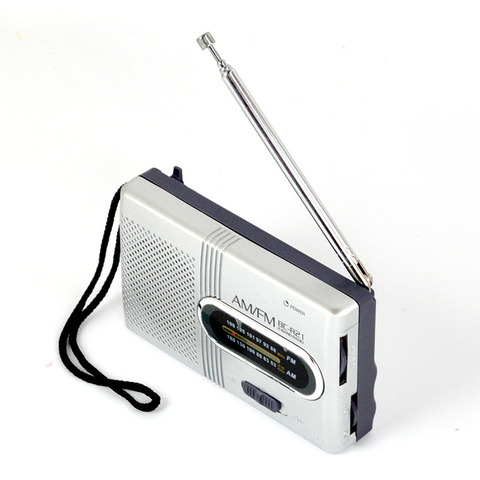 Mini Portable AM/FM Radio antenne télescopique Radio poche monde récepteur haut-parleur Radio extérieure FM Portable récepteur de Radio FM ► Photo 1/6