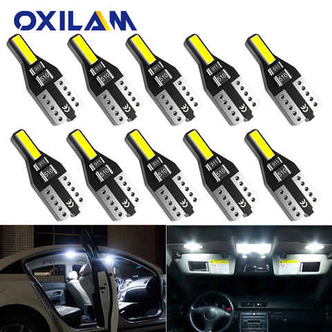 Feux de voitures pour véhicules 10x W5W T10 LED, pour Parking Lada Granta Vesta Kalina Niva Renault Duster mégane, éclairage intérieur pour coffre ► Photo 1/6