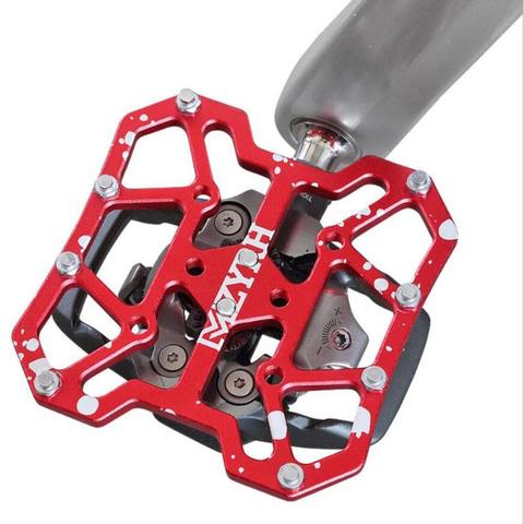 2 pièces en alliage d'aluminium vélo Clipless pédale plate-forme adaptateurs pour SPD KEO pédales vtt montagne route vélo accessoires ► Photo 1/6