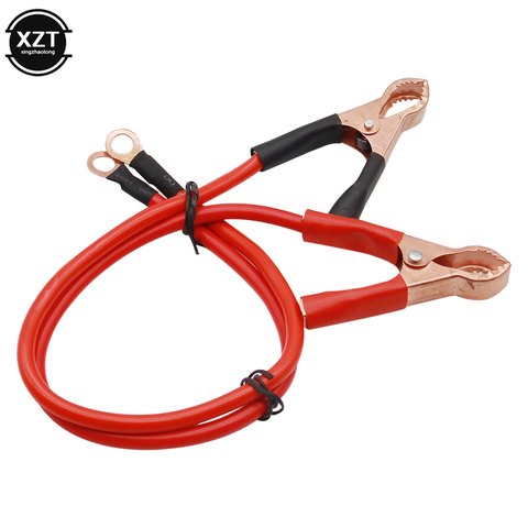 Pince Crocodile pour batterie de voiture, 10awg, câble de 45cm, fil électrique ► Photo 1/6