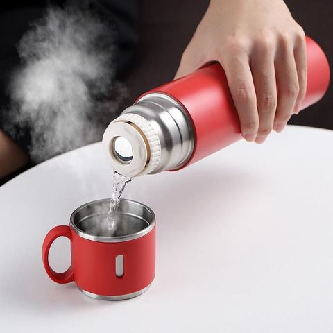 Acier inoxydable isolé garder au frais Thermos tasse bouteille vide flacons Thermos Double paroi tasse isolée voyage ► Photo 1/6