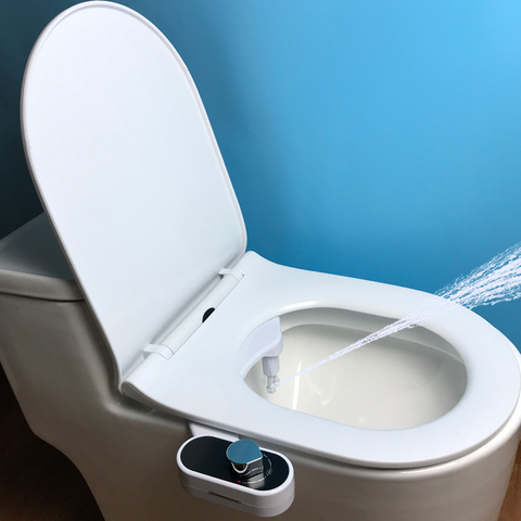 Bidet hygiénique à double embout pour femmes, nouvel arrivage, siège de toilette avec fixation ► Photo 1/6