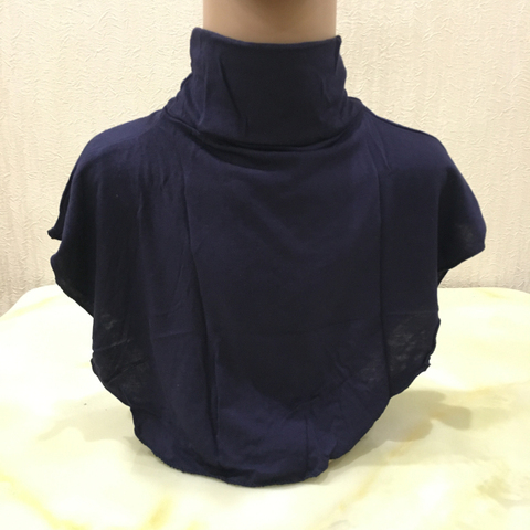 H010 couverture de cou en jersey de coton doux ramadan hijab couverture col de tortue faux col ► Photo 1/6