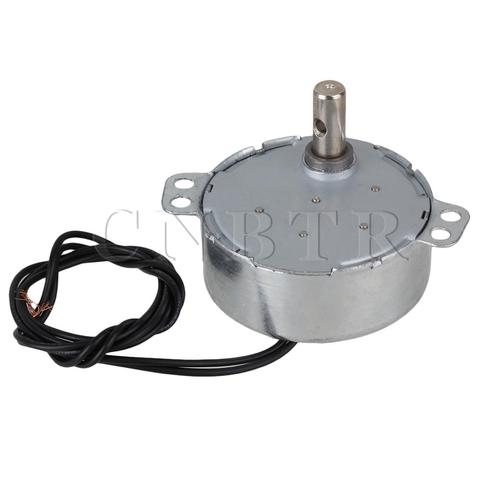 Moteur synchrone CNBTR TYC-50 AC 220V, 15-18RPM CW/CCW 4W, couple 1,5 kg f.cm argent ► Photo 1/6