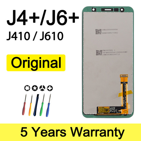 Original nouveau Lcd pour Samsung J4 Plus affichage J4 + J415Fn gros affichage noir pour Samsung J4 Plus écran J415F assemblage ► Photo 1/6