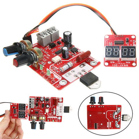 Nouveau NY-D01 40A soudeuse par points Machine contrôle du temps affichage numérique contrôleur Module de carte ajuster le courant de temps ► Photo 1/6