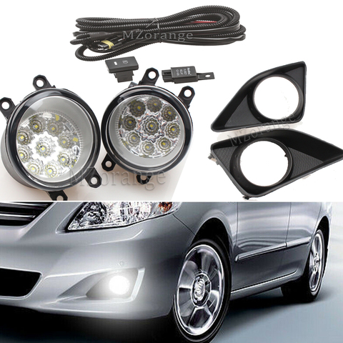 Feu antibrouillard avant à 9led pour Toyota Corolla Avensis, Camry rattis Verso rava 4 YARIS, 2003 – 2014, assemblage de feux antibrouillard très lumineux ► Photo 1/6