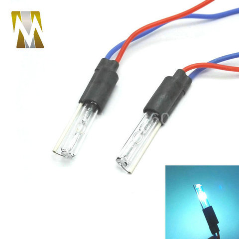 Ampoule au xénon HID de remplacement, pour lentille de projecteur HID, ampoule au xénon 35W 4300k 6000k 8000k DC 18MM, 2 pièces ► Photo 1/5