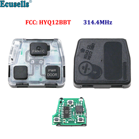 Panneau de commande à 3 boutons, 314.4MHz, PCB FOB, pour voiture, Toyota, Lexus RX330, RX350, RX400h, RX450h et HYQ12BBT ► Photo 1/6