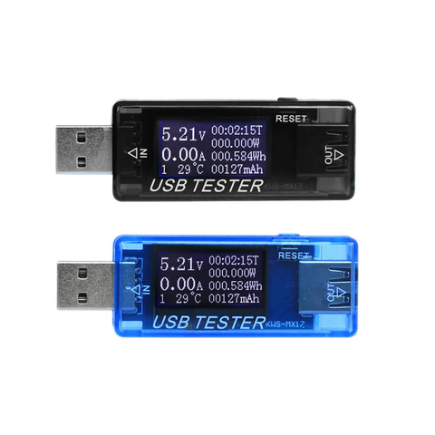 Testeur de tension 8 en 1 QC2.0/3.0 4-30V, alimentation électrique USB, testeur de courant, moniteur, voltmètre, ammètre, protection de charge de téléphone ► Photo 1/6