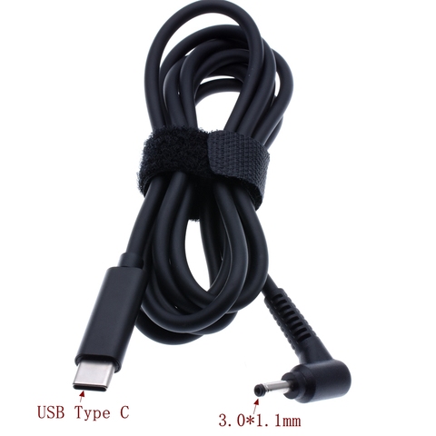 Type C USB 3.1 femelle à 7.9x5.5mm Interfaces mâles câble adaptateur d'alimentation pour ordinateur portable, longueur: 10cm ► Photo 1/6