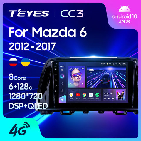 TEYES CC3 pour Mazda 6 3 GL GJ 2012 - 2017 autoradio multimédia lecteur vidéo Navigation stéréo GPS Android 10 non 2din 2 din dvd ► Photo 1/6