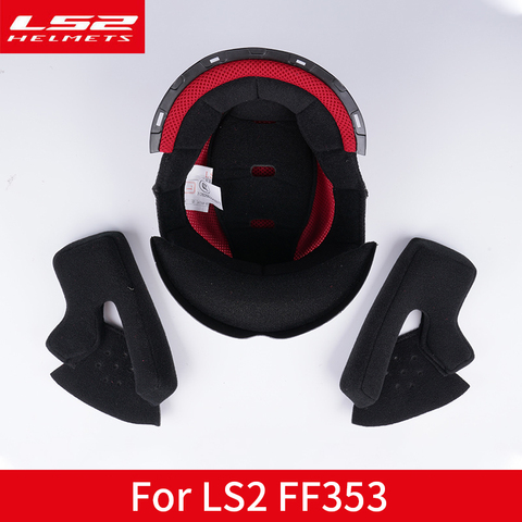 Ls2casque de moto, coussin intérieur amovible, doublure confortable, pour LS2 FF353 et FF327, en fibre de carbone et de verre, original ► Photo 1/1