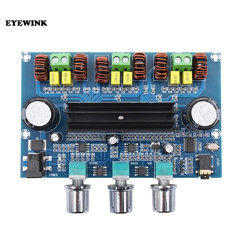 Carte d'amplificateur de puissance numérique stéréo, Bluetooth 5.0, 50W x 2 + 100W, 2.1 canaux, caisson de basses, Module AMP ► Photo 1/4