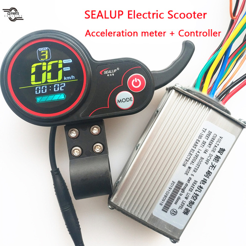 Seal up – contrôleur de vitesse pour Scooter électrique 36V 48V, moteur sans balais, vtt, avec panneau d'affichage LCD ► Photo 1/6