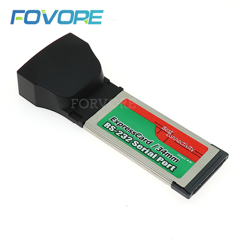 Port e/s série RS232 DB9 vers carte PCMCIA Express, adaptateur 34mm pour ordinateur portable et Notebook ► Photo 1/5