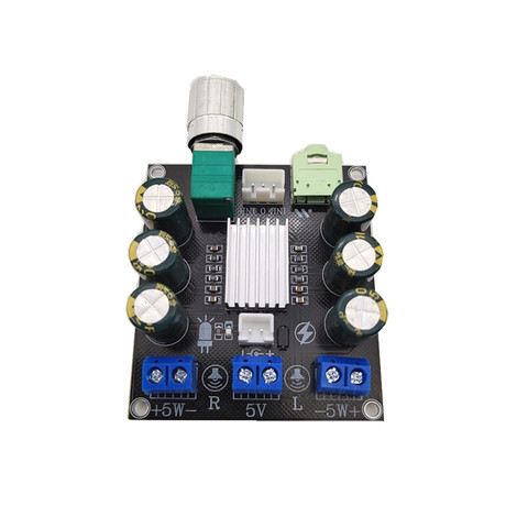 Taidacent – amplificateur numérique 2x5W 5V PAM8406, Module 5W + 5W, carte Pcb, Mini amplificateur Audio stéréo de classe D ► Photo 1/5