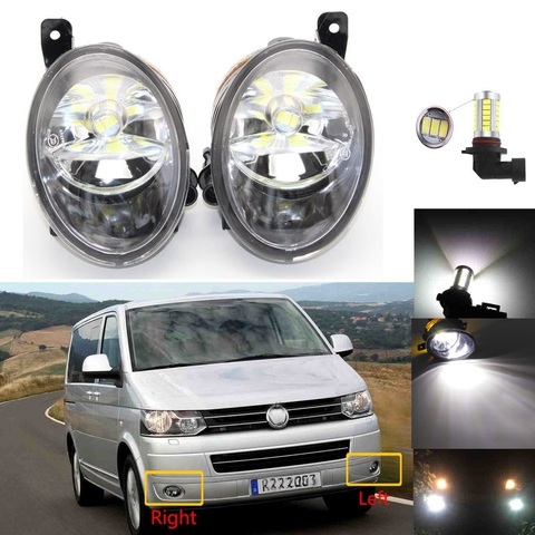 Feu antibrouillard avant LED pour VW Transporter Multivan Caravelle T5 T6 2010 2011 2012 2013 2014 2015 ► Photo 1/6